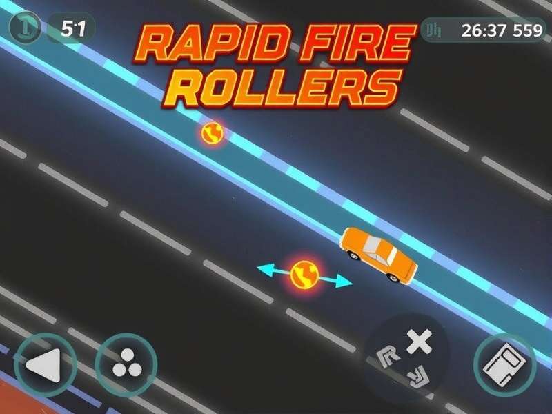 Rapid Fire Rollers gameplay screenshot